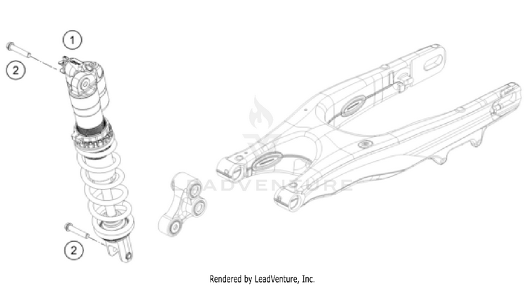 Shock Absorber FC 350 CHASSIS - 2024 Schematic