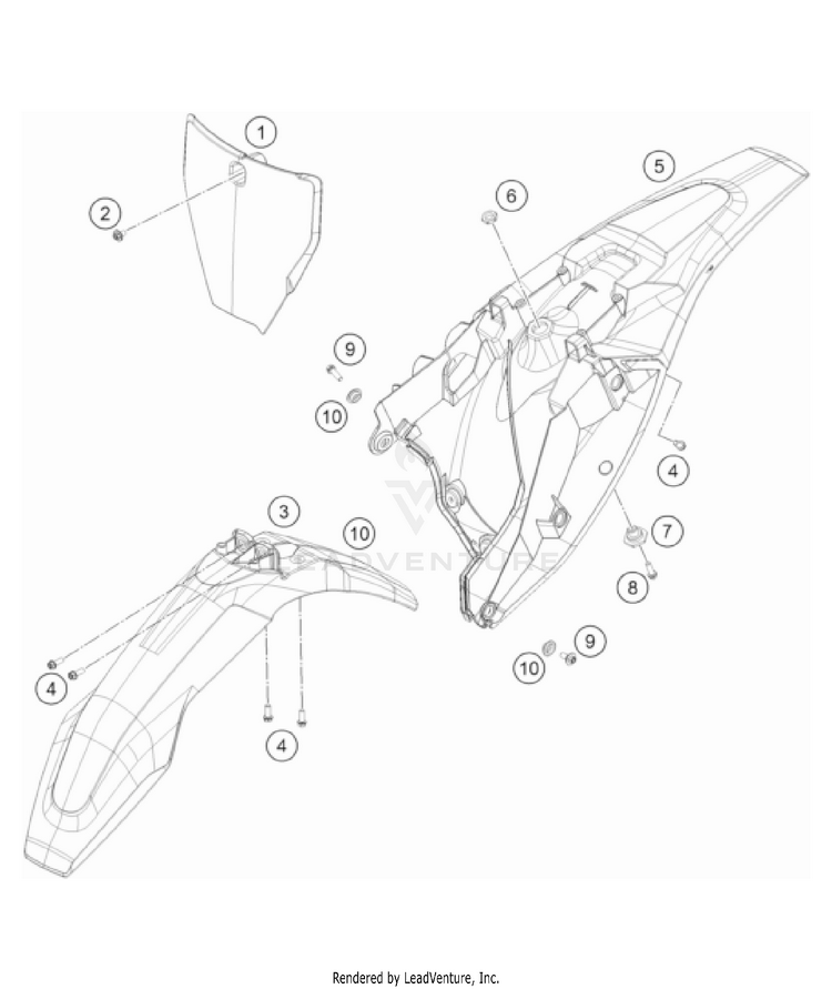 Mask, Fenders TC 85 19/16 EU CHASSIS - 2022 Schematic