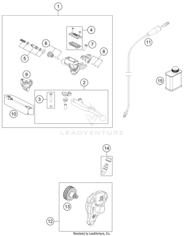 Clutch Control 701 FE/FS US ENGINE - 2024 Schematic