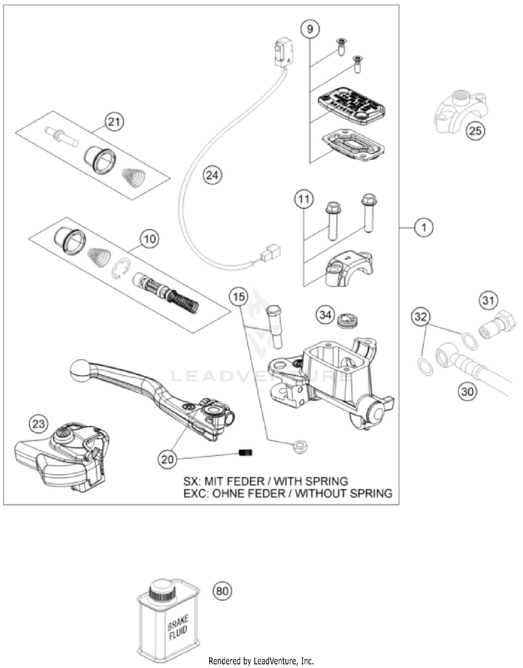 Front Brake Control Schematic