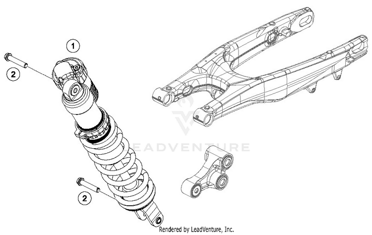 Shock Absorber FC 250 CHASSIS - 2019 Schematic