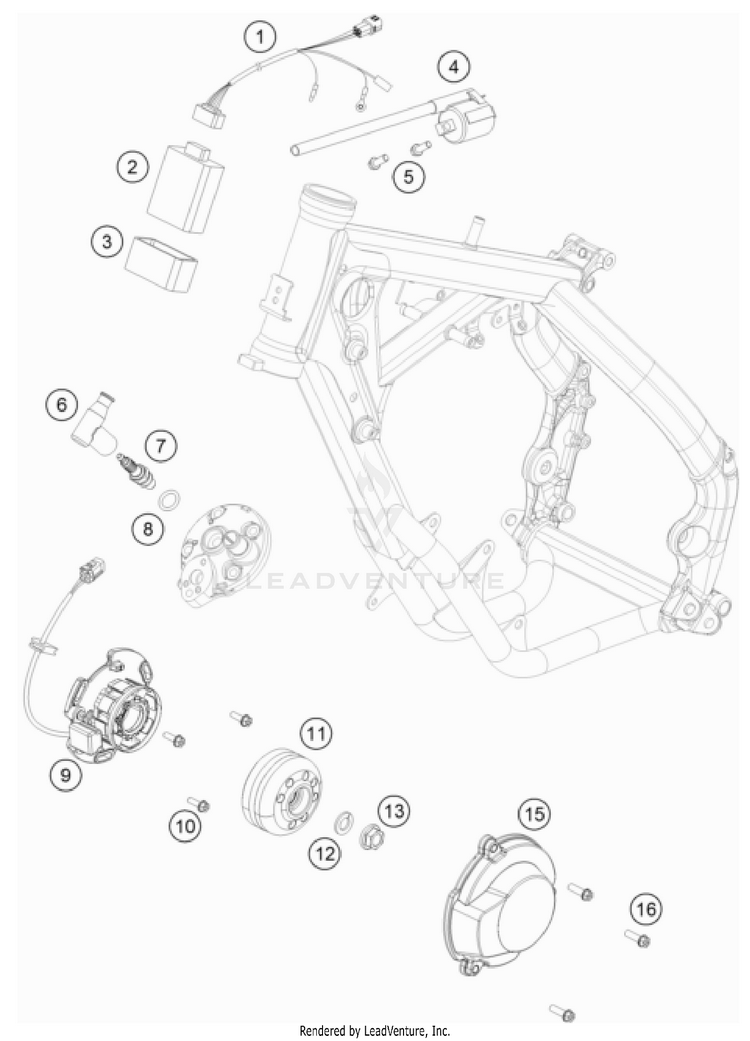 Ignition System TC 65 Engine - 2022 Schematic