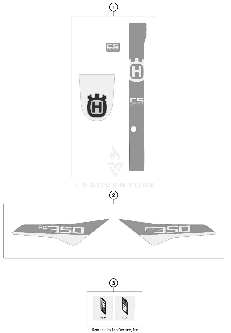 Decal FC 350 CHASSIS - 2016 Schematic