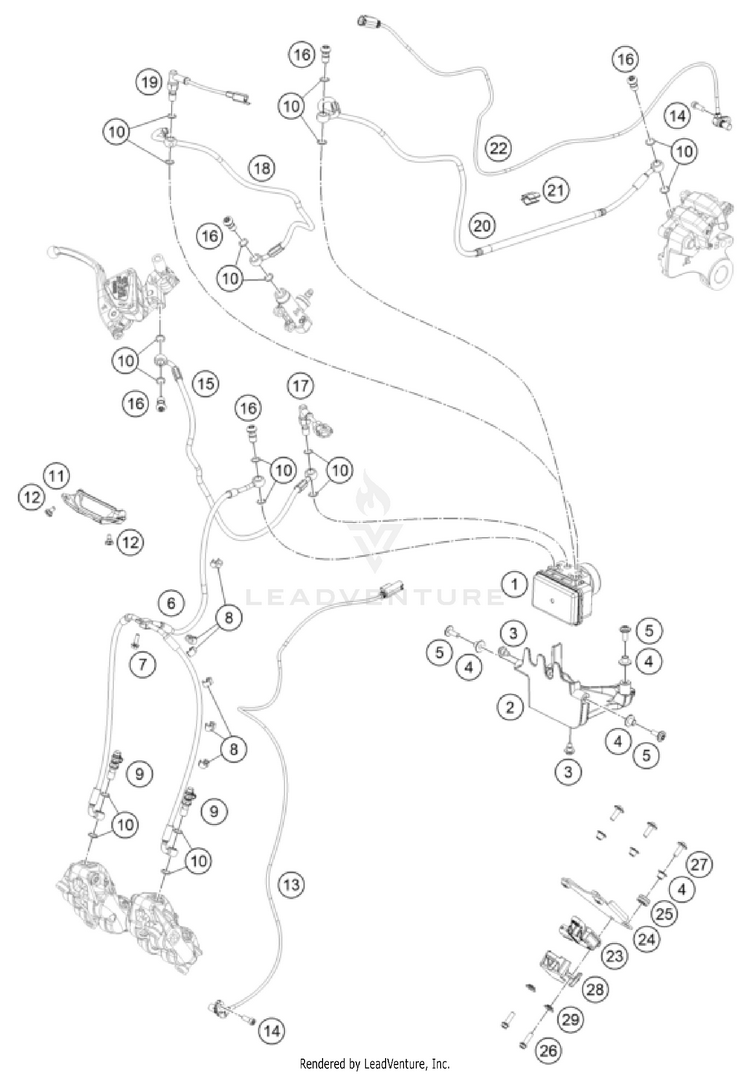 Abs SVARTPILEN 801 CHASSIS - 2024 Schematic