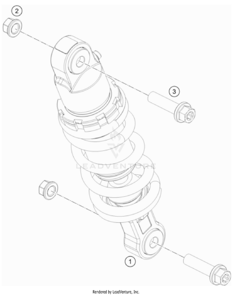 Shock Absorber TC 50 MINI CHASSIS - 2023 Schematic