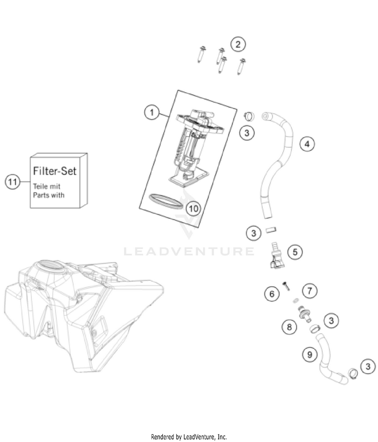 Fuel Pump FX 350 CHASSIS - 2024 Schematic
