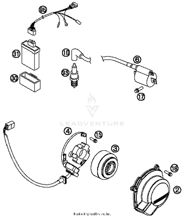 Ingnition System TC 85 ENGINE - 2014 Schematic