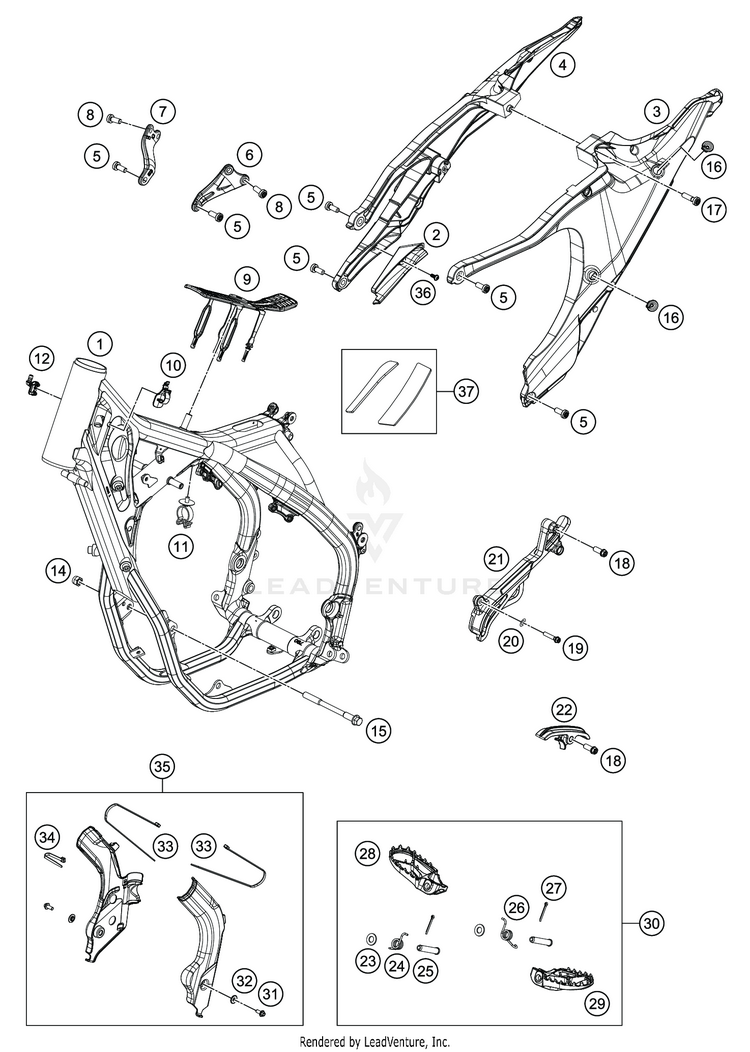 Frame FS 450 CHASSIS - 2020 Schematic