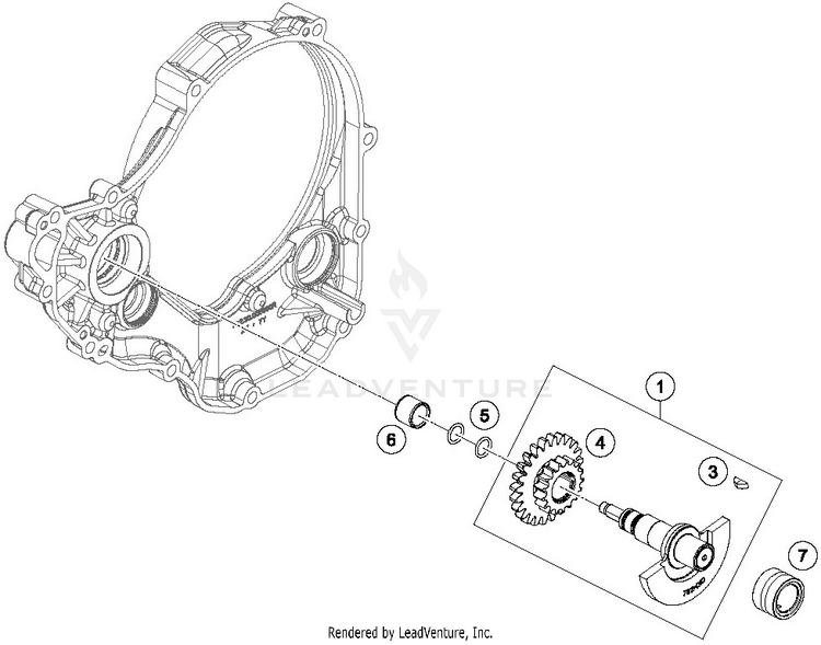 Balancer Shaft FC 250 ENGINE - 2019 Schematic