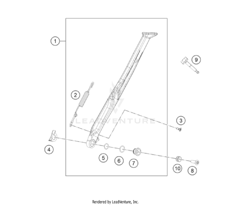 Side / Center Stand FE 450 CHASSIS - 2025 Schematic