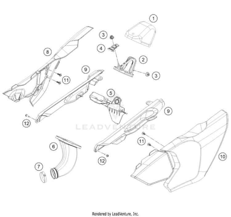 Air Filter TC 65 CHASSIS - 2025 Schematic