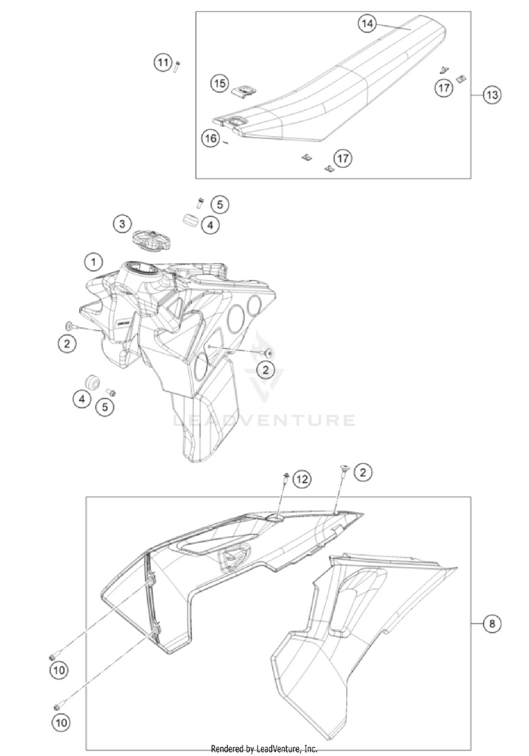 Tank, Seat Schematic