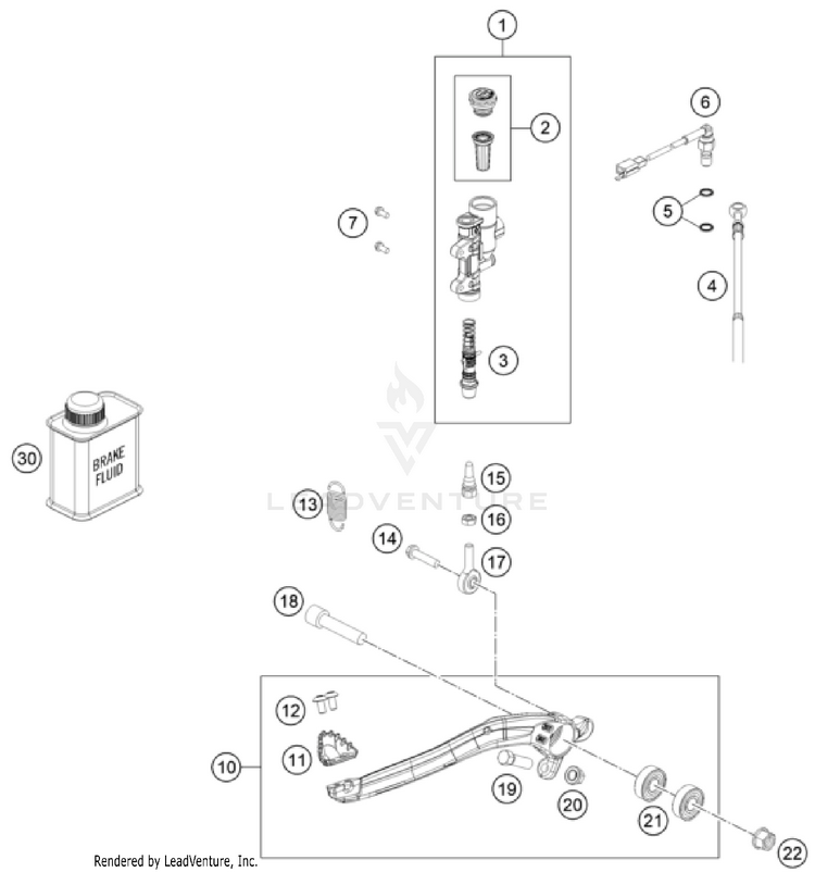 Rear Brake Control Schematic