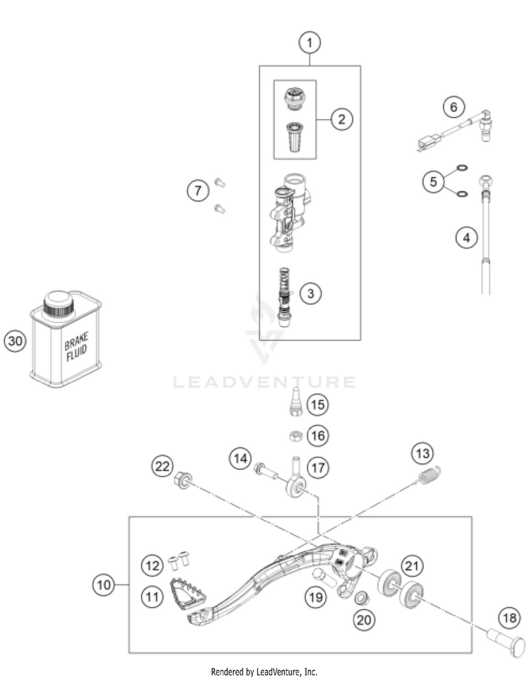 Rear Brake Control Schematic