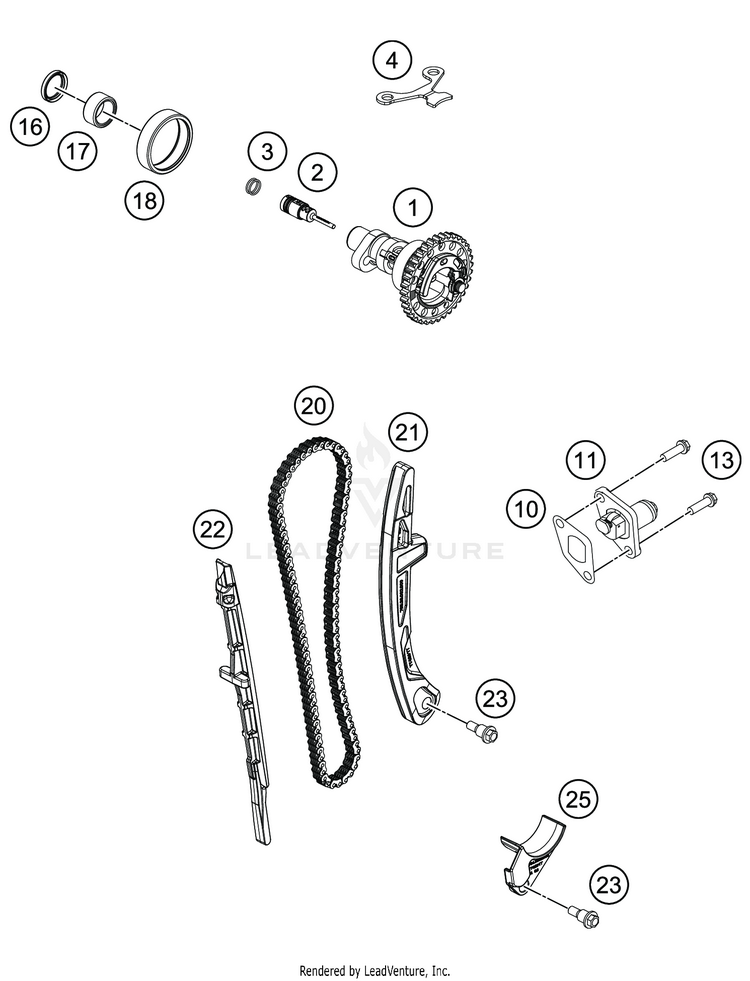 Timing Drive FE 501s ENGINE - 2020 Schematic