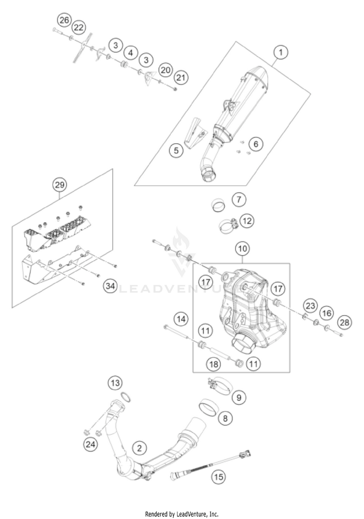 Exhaust System Schematic