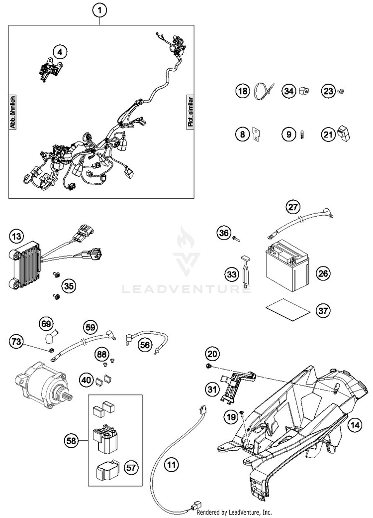 Wiring Harness TE 300i CHASSIS - 2019 Schematic