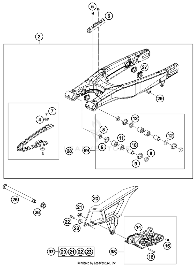 Swing Arm FE 501S CHASSIS - 2015 Schematic