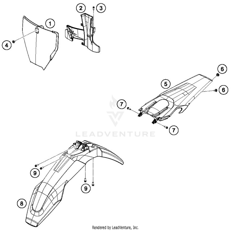Mask, Fenders FX 350 CHASSIS - 2019 Schematic