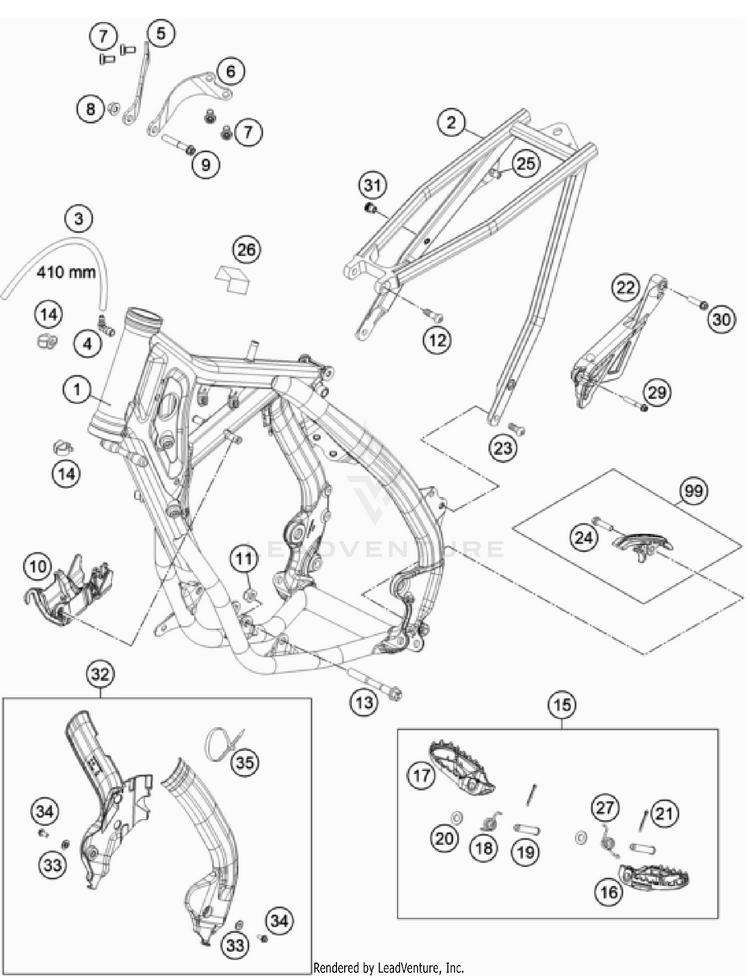 Frame TC 85 17/14 CHASSIS - 2023 Schematic
