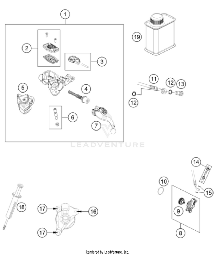Clutch Control TX 300i ENGINE - 2023 Schematic