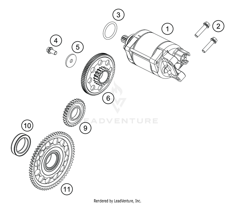 Electric Starter FC 450 ENGINE - 2020 Schematic