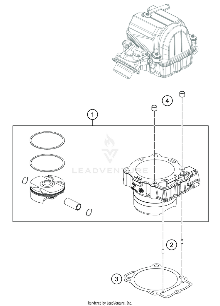 Cylinder FE 501s ENGINE - 2020 Schematic