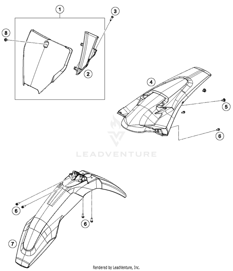 Mask, Fenders FS 450 CHASSIS - 2018 Schematic