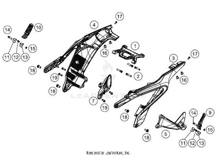 Subframe 701 VITPILEN CHASSIS - 2018 Schematic
