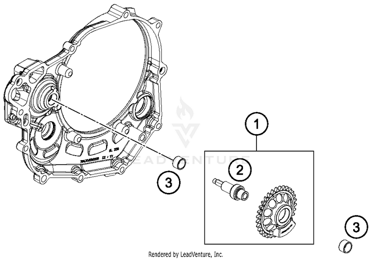 Balancer Shaft FC 450 ENGINE - 2018 Schematic