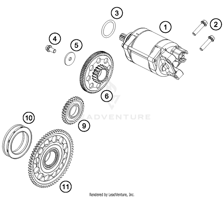 Electric Starter FC 450 ENGINE - 2016 Schematic