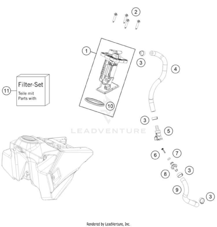 Fuel Pump FX 350 CHASSIS - 2023 Schematic