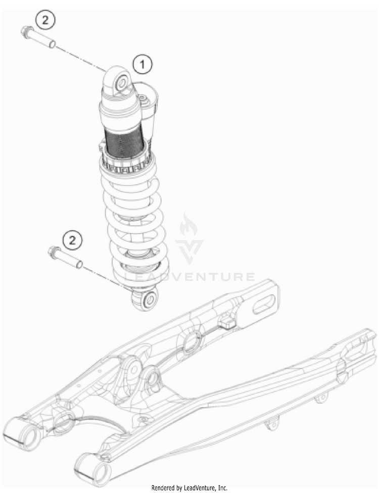 Shock Absorber TC 85 19/16 CHASSIS - 2024 Schematic
