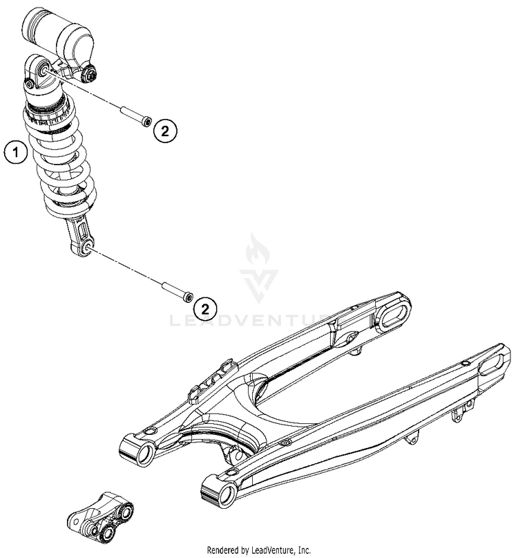 Monoshock 701 SUPERMOTO CHASSIS - 2016 Schematic