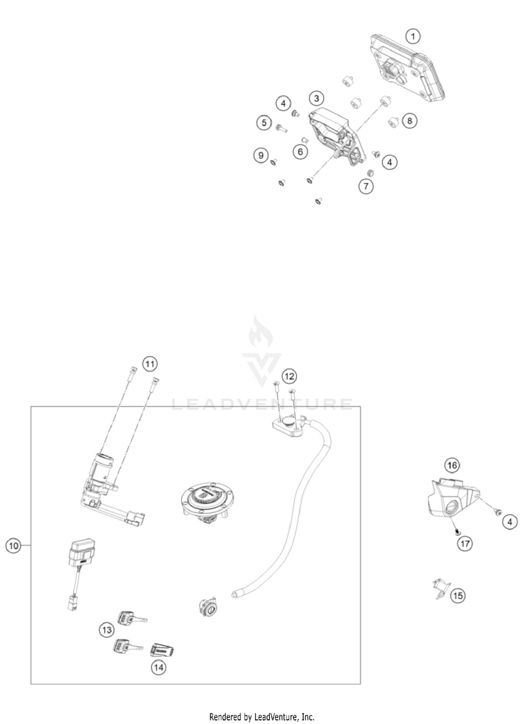 Instruments / Lock System NORDEN 901 CHASSIS - 2024 Schematic