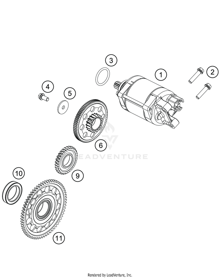 Electric Starter FS 450 ENGINE - 2020 Schematic