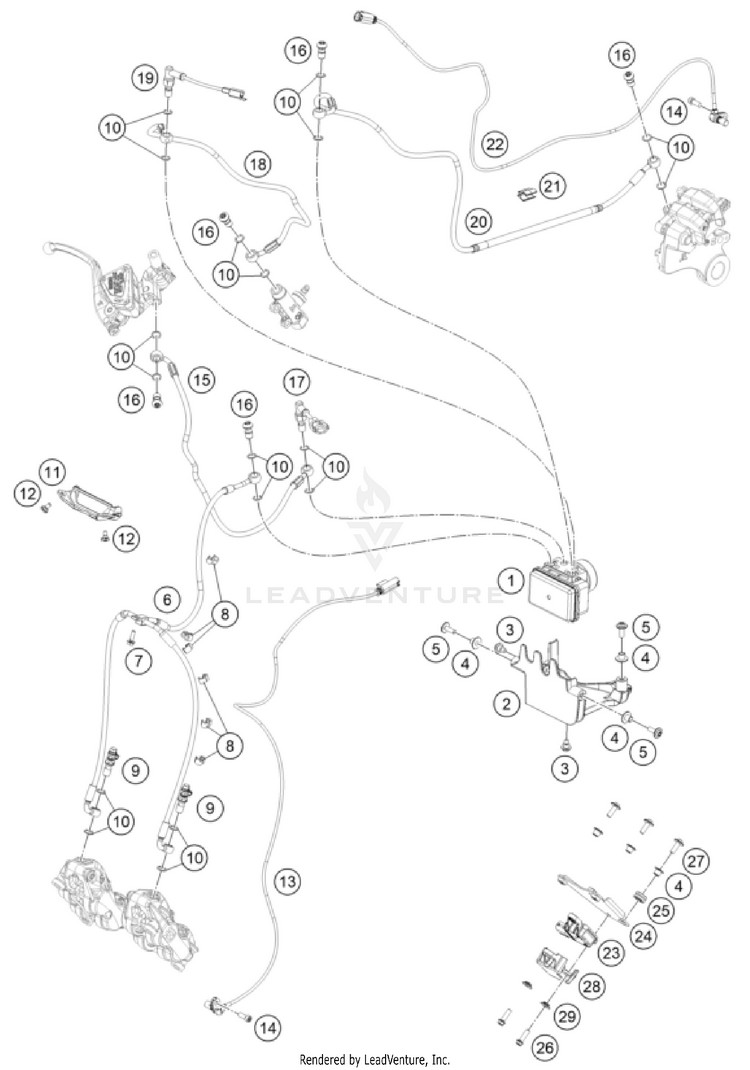Abs VITPILEN 801 - col.1 CHASSIS - 2025 Schematic