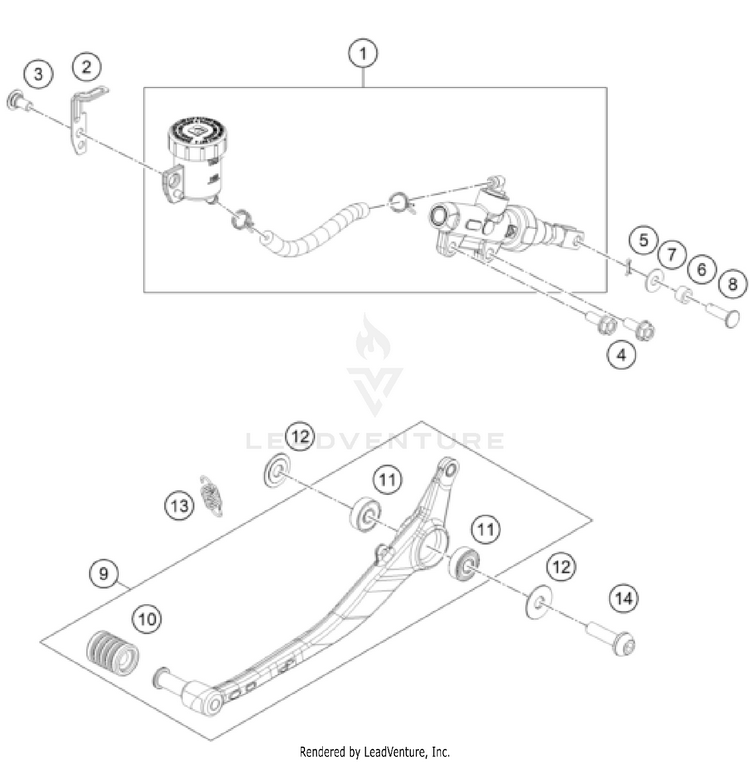 Rear Brake Control Schematic