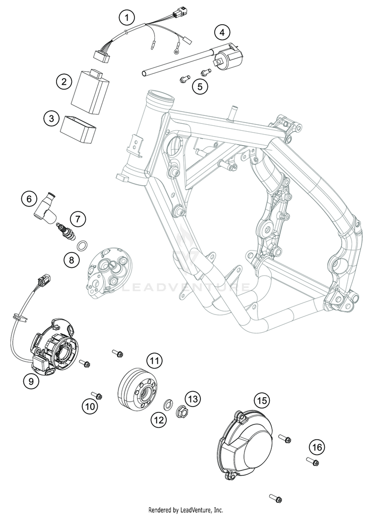 Ignition System TC 65 ENGINE - 2020 Schematic