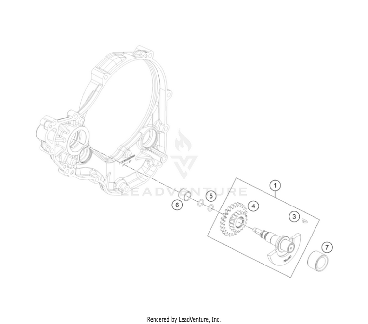 Balancer Shaft FC 250 Engine - 2022 Schematic