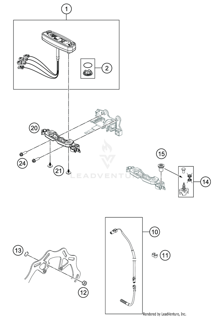 Instruments / Lock System FE 350 CHASSIS - 2020 Schematic