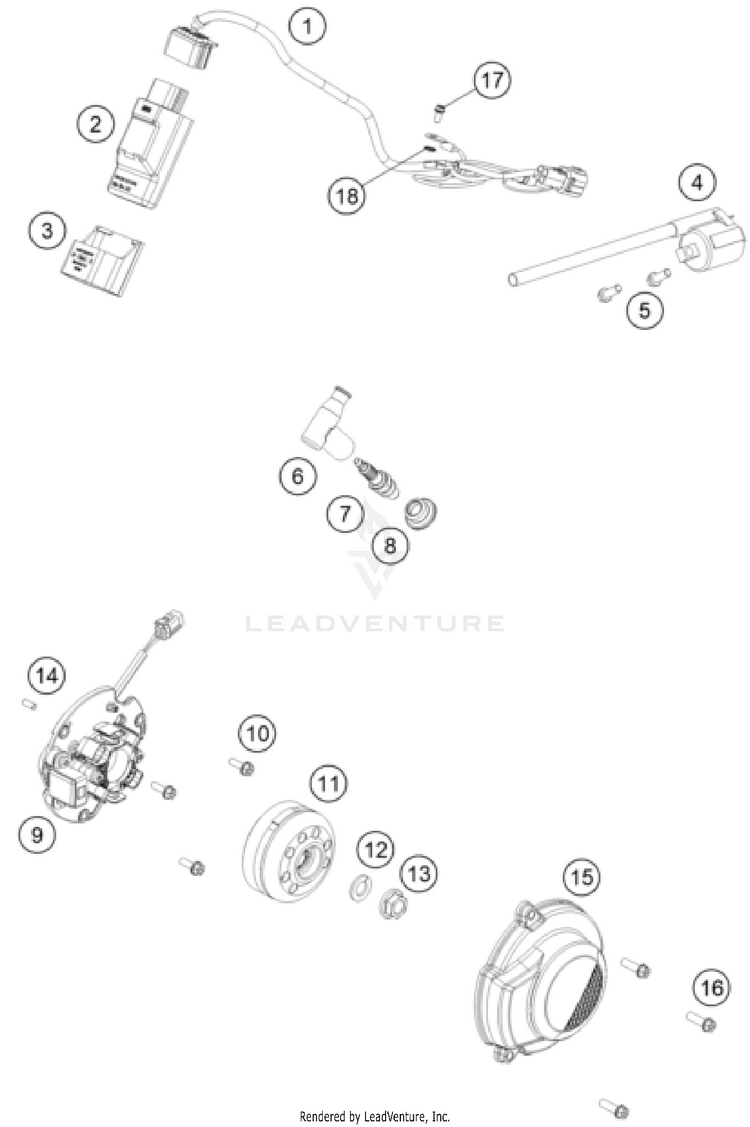 Ignition System TC 65 ENGINE - 2026 Schematic