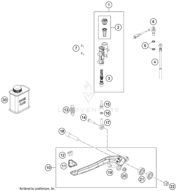 Rear Brake Control Schematic