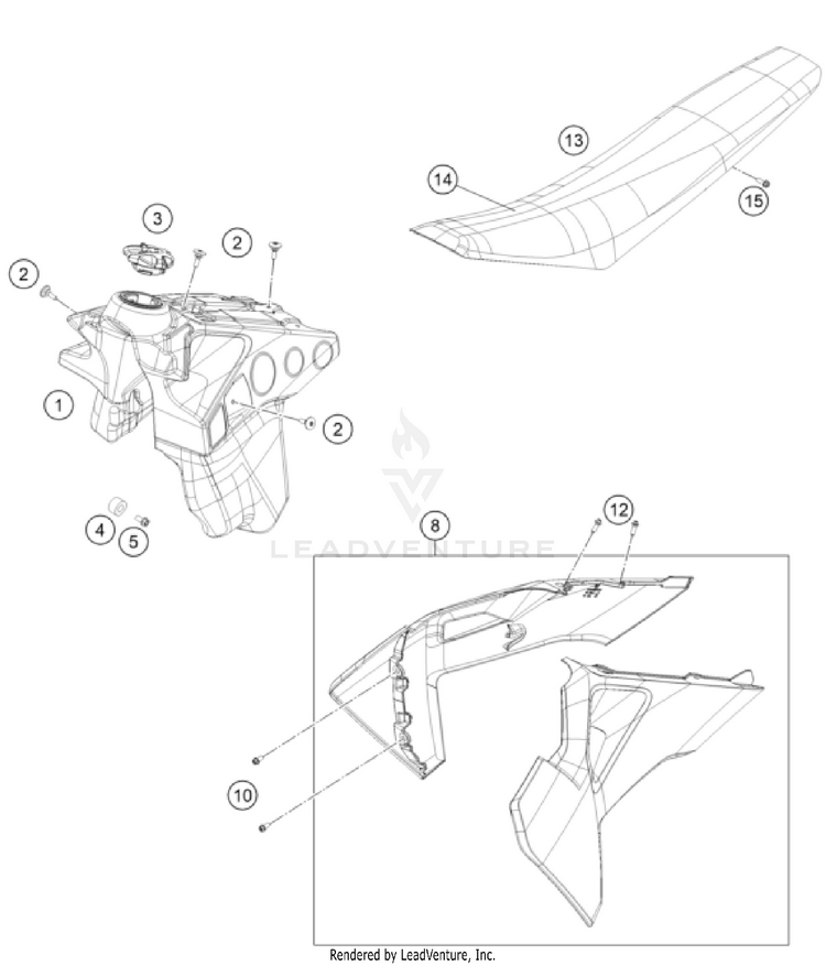Tank, Seat Schematic