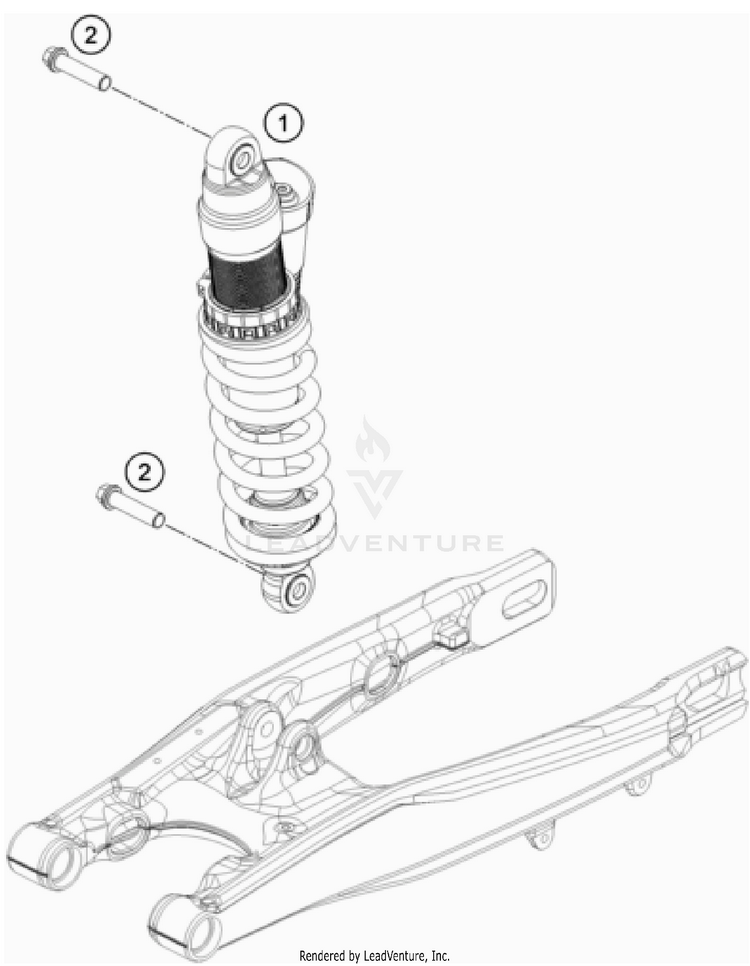 Shock Absorber TC 85 17/14 CHASSIS - 2023 Schematic