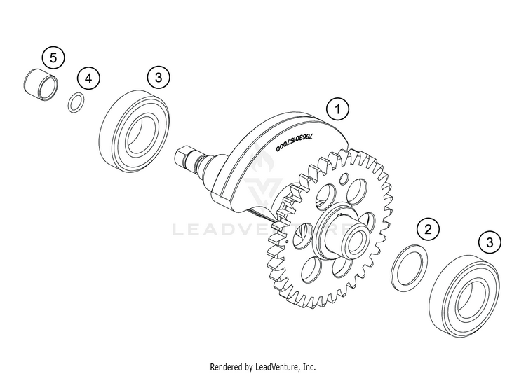 Balancer Shaft 701 SUPERMOTO ENGINE - 2019 Schematic