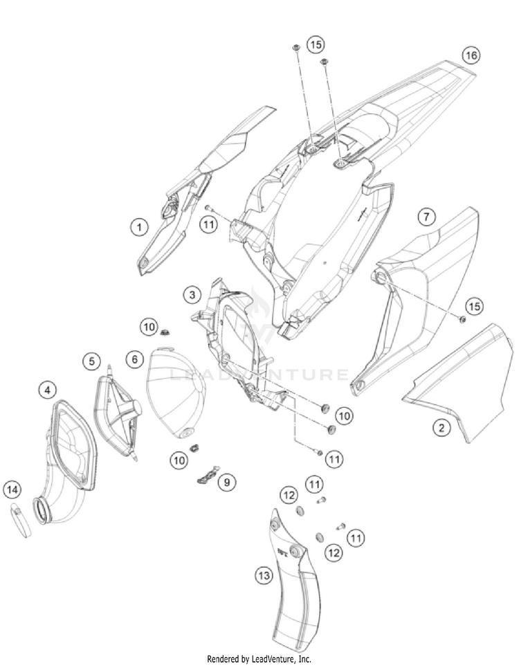 Air Filter TC 85 19/16 CHASSIS - 2025 Schematic