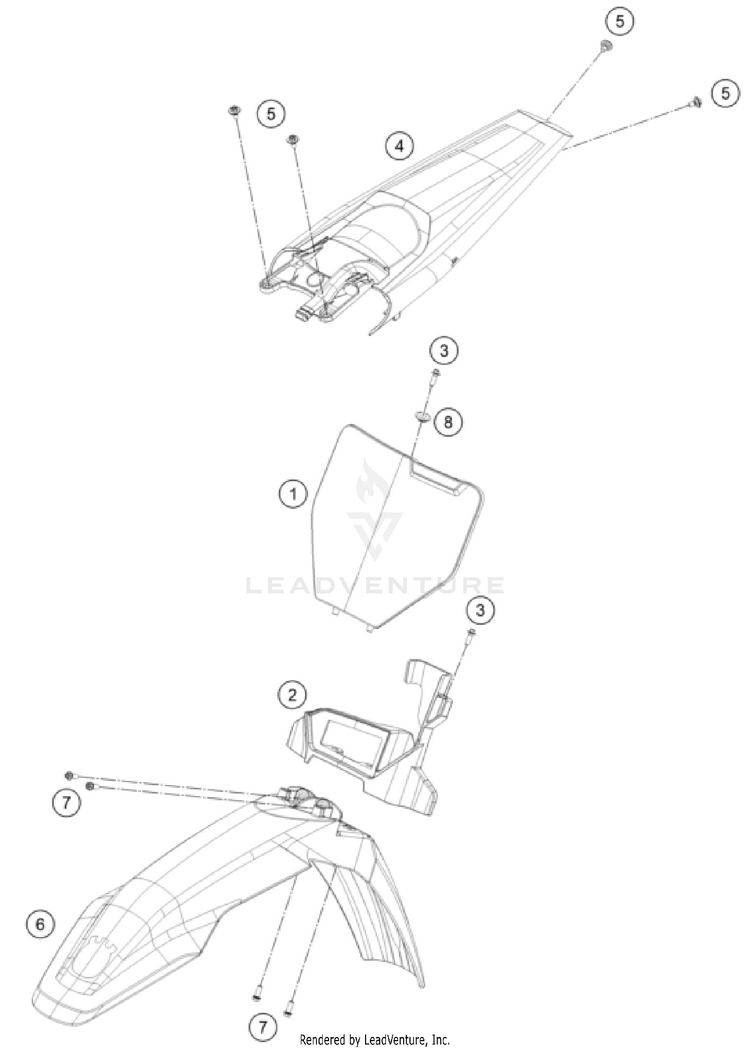 Mask, Fenders FX 350 CHASSIS - 2025 Schematic