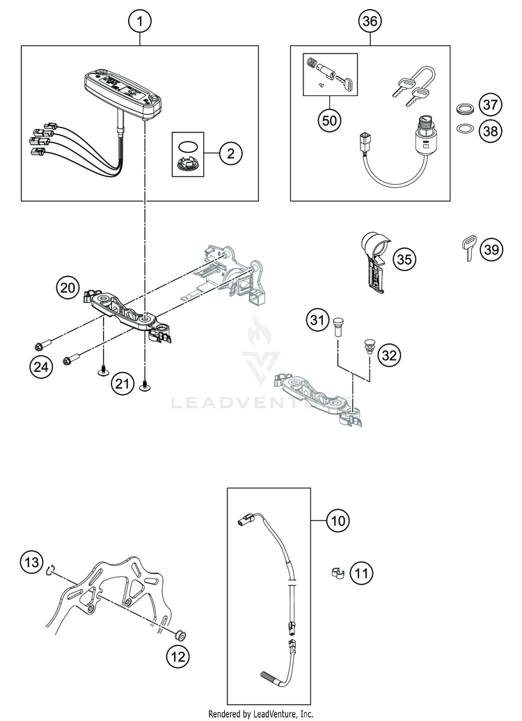 Instruments / Lock System FE 350s CHASSIS - 2020 Schematic