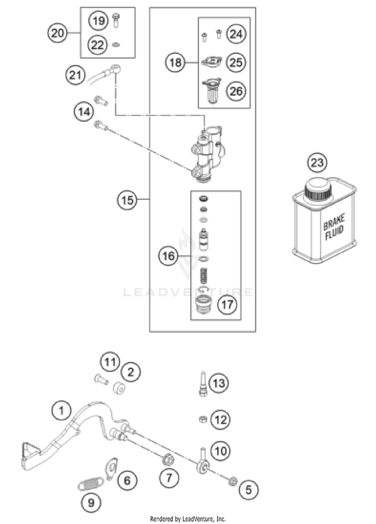 Rear Brake Control Schematic